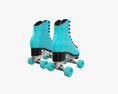 Quad Roller Skates With Boots 3D модель