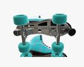 Quad Roller Skates With Boots Modelo 3D