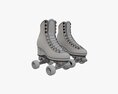 Quad Roller Skates With Boots 3D-Modell