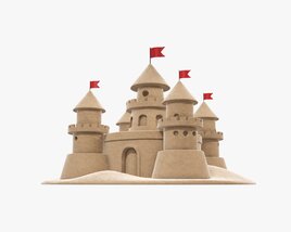 Sand Castle Modello 3D