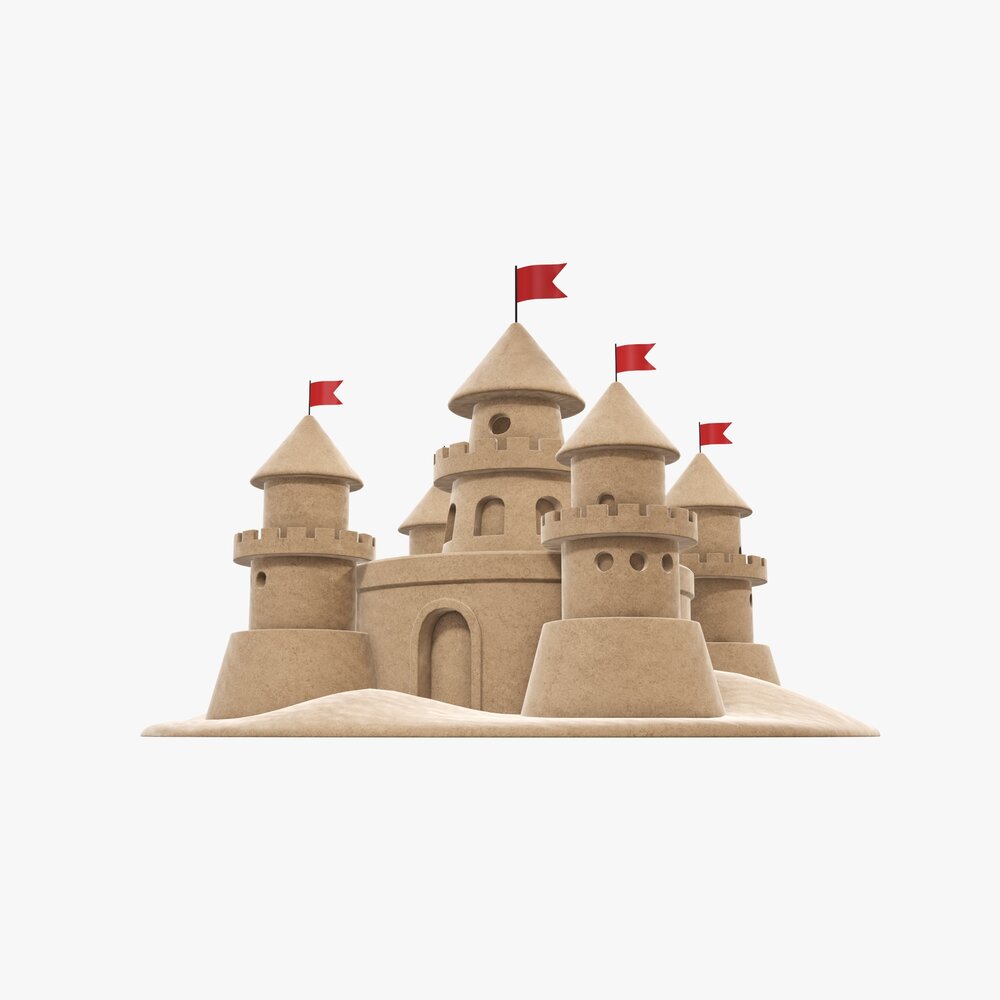 Sand Castle Modèle 3d