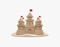 Sand Castle 3D-Modell