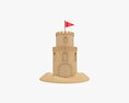 Sand Castle 02 3D модель