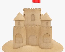 Sand Castle 03 3D-Modell