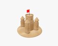 Sand Castle 03 3D 모델 