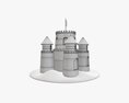 Sand Castle 03 3D 모델 