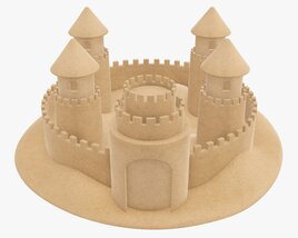 Sand Castle 04 3D модель