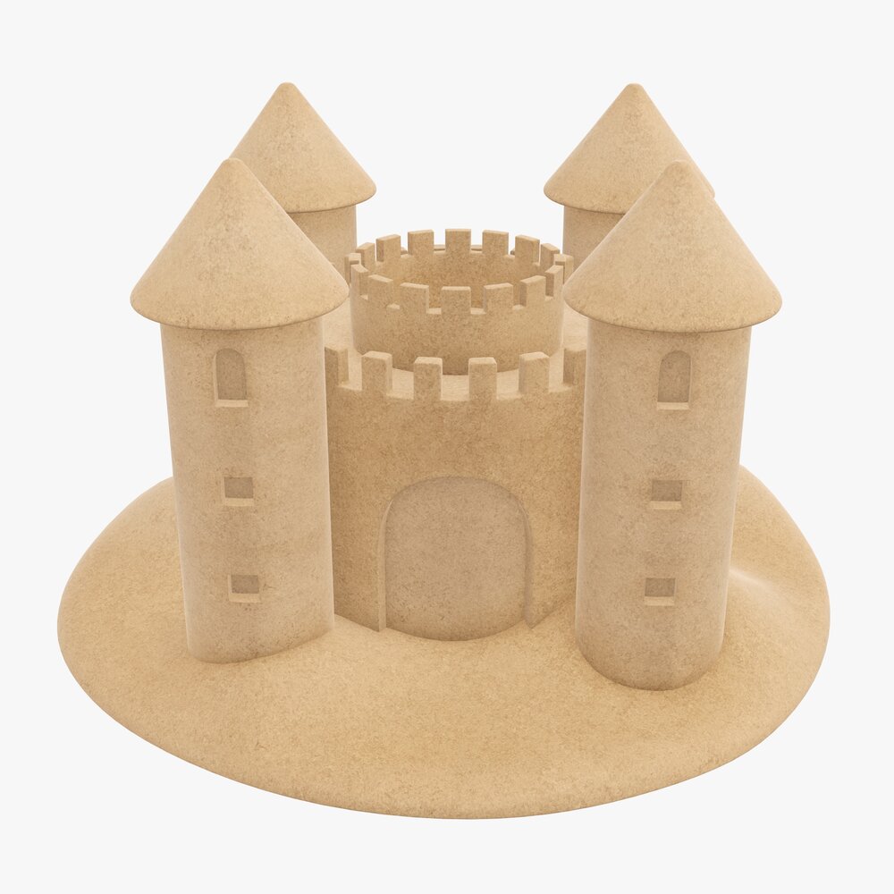 Sand Castle 05 3D model