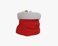 Santa Claus Christmas Gift Bag 04 With Gifts 3D 모델 