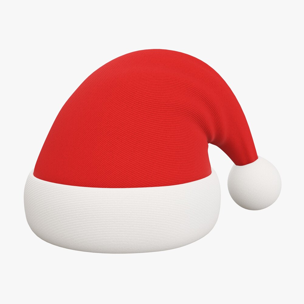 Santa Claus Christmas Hat 01 3D model