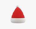 Santa Claus Christmas Hat 02 3d model