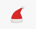 Santa Claus Christmas Hat 02 3D 모델 