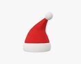 Santa Claus Christmas Hat 02 3D модель