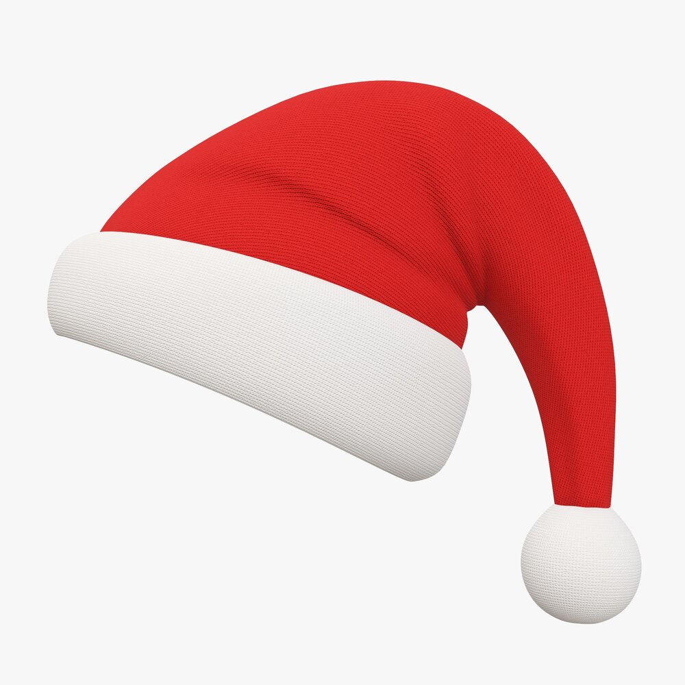 Santa Claus Christmas Hat 03 Modelo 3d
