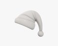 Santa Claus Christmas Hat 03 3D модель