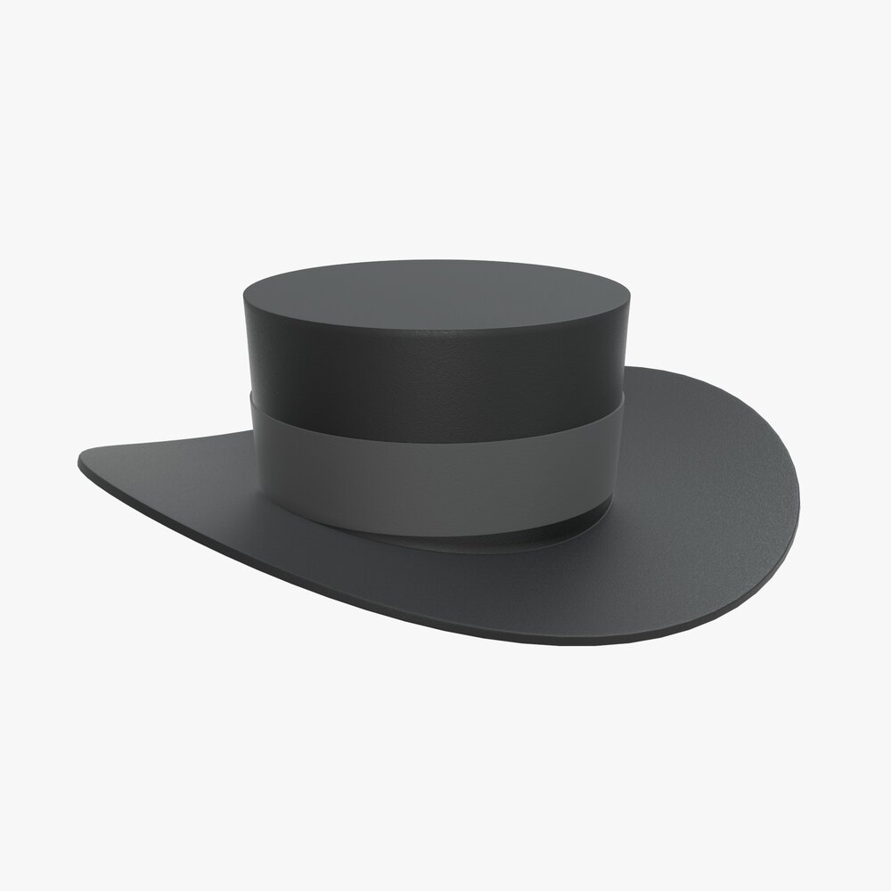 Black Hat 01 3D model