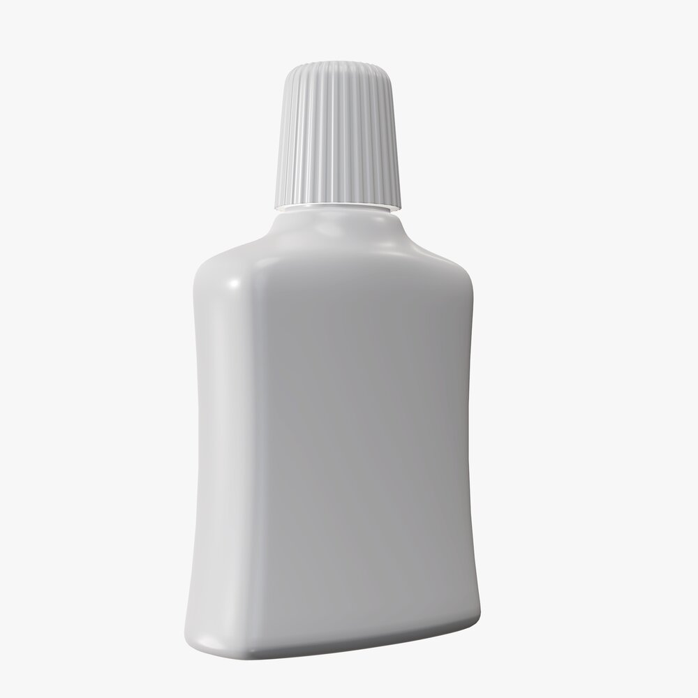 Small Plastic Bottle 03 3D-Modell