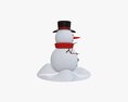 Snowman 01 3D 모델 