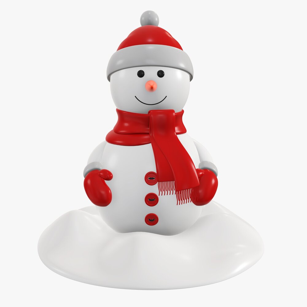 Snowman 02 3D-Modell