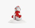 Snowman 02 Modello 3D