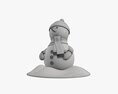 Snowman 02 Modello 3D