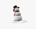 Snowman Dancing Modelo 3D