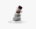 Snowman Dancing Modelo 3d