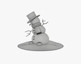 Snowman Dancing 3D модель