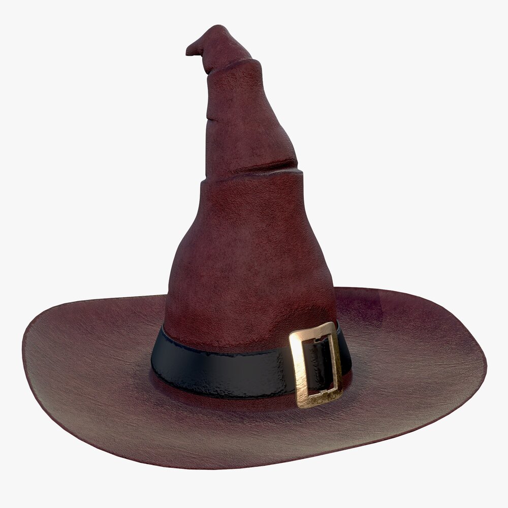 Halloween Witch Hat 3D model