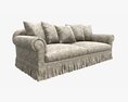 Sofa With Five Cushions 3D 모델 