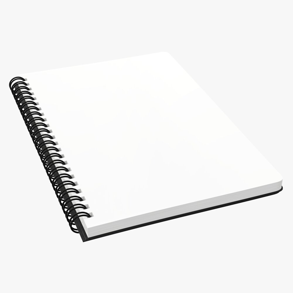 Spiral Sketchbook 02 Modelo 3d