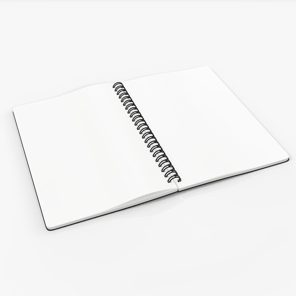 Spiral Sketchbook 03 3D-Modell