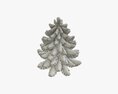 Stylized Christmas Fir Tree 02 3D модель