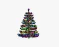 Stylized Christmas Fir Tree 02 3Dモデル