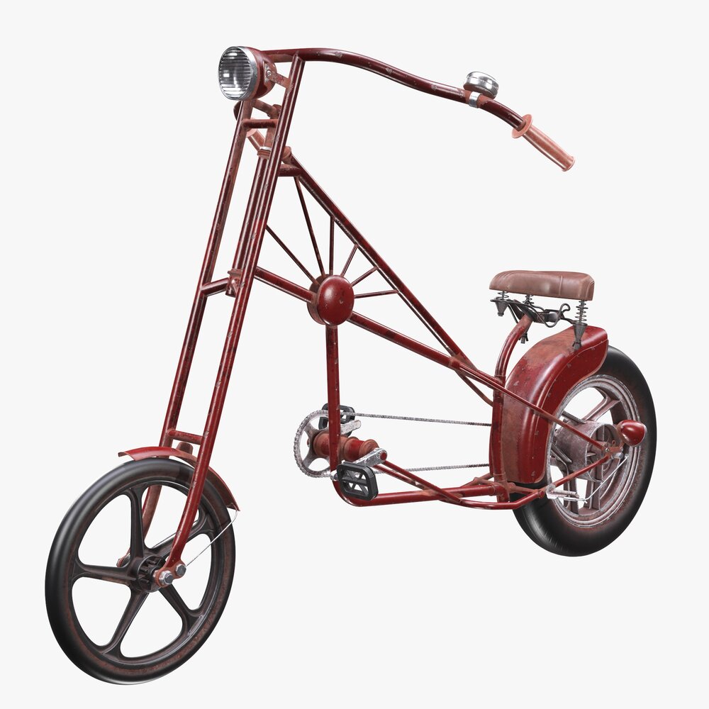 Stylized Vintage Bicycle Modello 3D