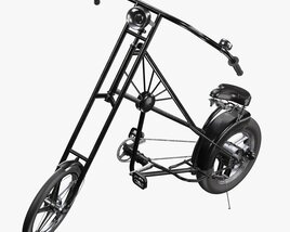 Stylized Vintage Bicycle 02 3D模型