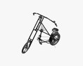 Stylized Vintage Bicycle 02 3D 모델 