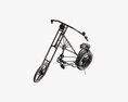 Stylized Vintage Bicycle 02 3D-Modell