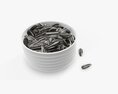 Sunflower Seeds In Bowl 01 3D 모델 