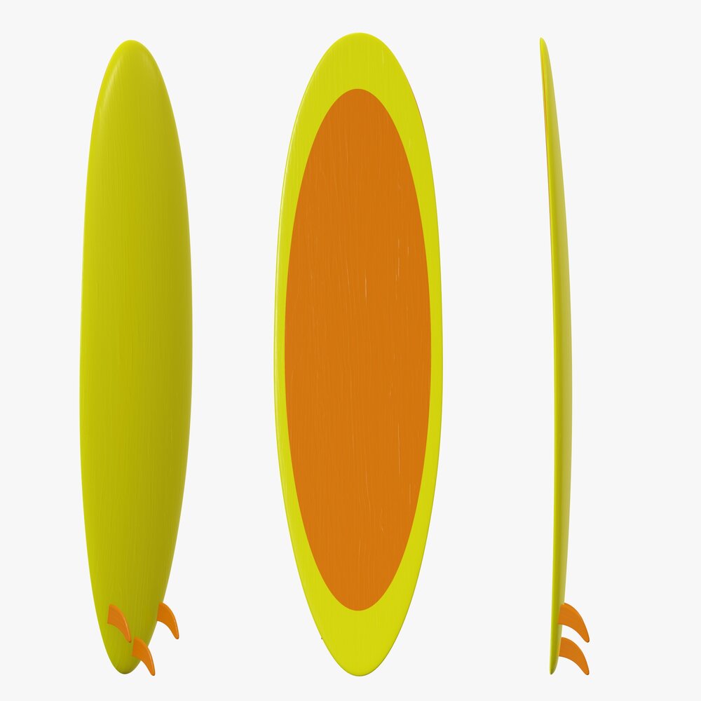 Surfboard 01 Modèle 3d