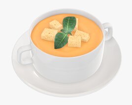 Sweet Potato Soup 3D 모델 