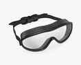 Swimming Goggles 01 Black 3d model