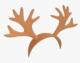 Headband Deer Horns 3D模型