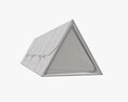 Triangular Tube Cardboard Box Modello 3D