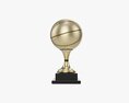 Trophy Basketball Ball Modelo 3d