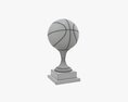 Trophy Basketball Ball 3D-Modell