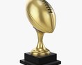 Trophy Football Ball Modello 3D