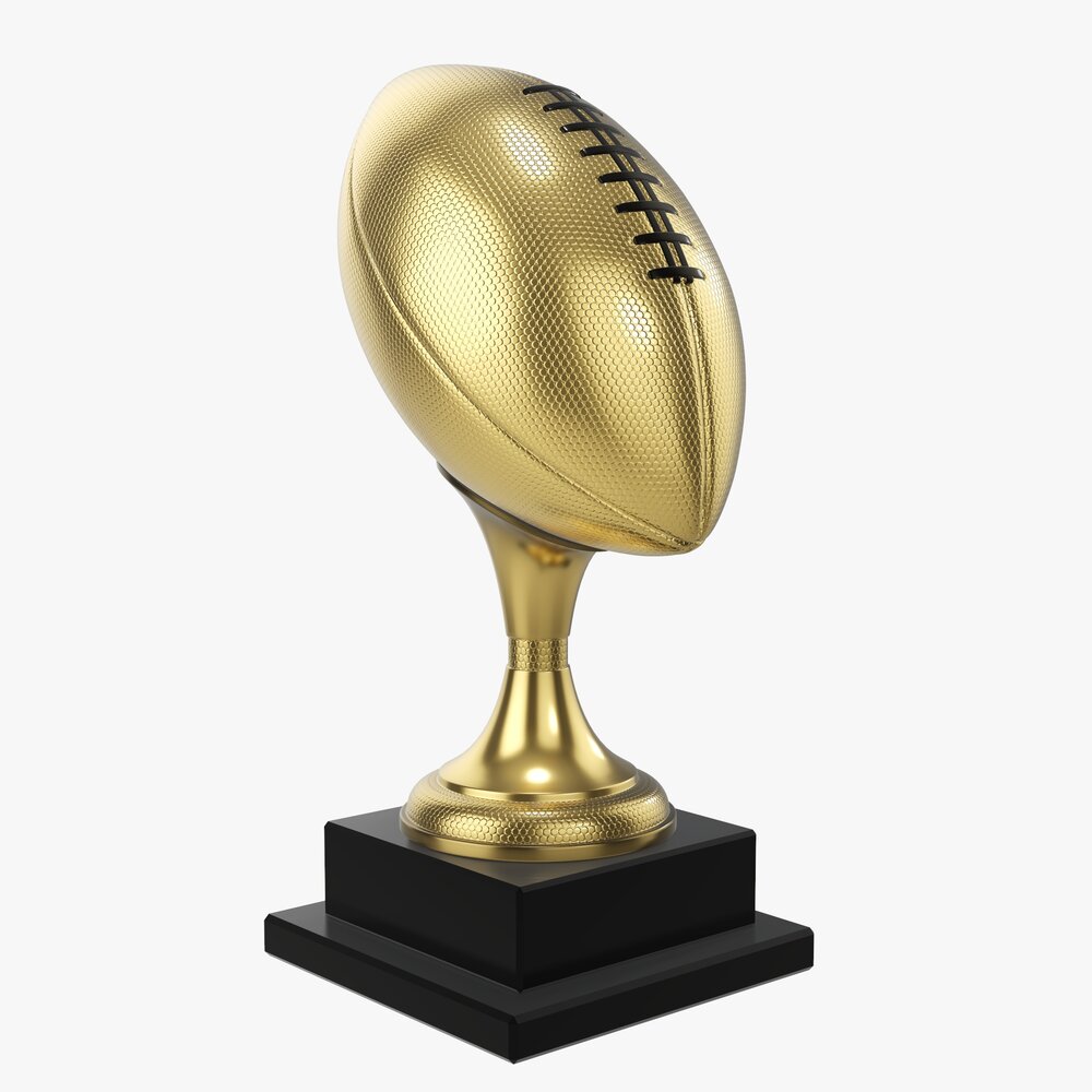 Trophy Football Ball 3D 모델 