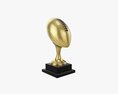 Trophy Football Ball 3d model