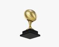 Trophy Football Ball 3D 모델 
